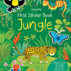 Carte cu stickere/abțibilduri first sticker book jungle