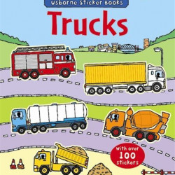 First Sticker Book Trucks, 3+, Usborne