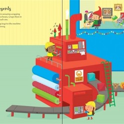 Santa's elves Christmas sticker book, Usborne