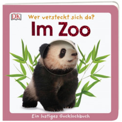 Carte in limba germana, cine se ascunde? Wer versteckt sich da, Im Zoo, dk, 1+