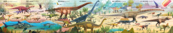 Carte si puzzle 300 piese, Dinosaur Timeline Book and Jigsaw, Rachel Firth