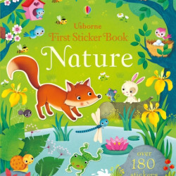 First sticker book Nature, 3+, Usborne