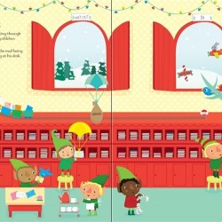 Santa's elves Christmas sticker book, Usborne