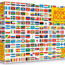 Carte și puzzle, Flags of the world book and jigsaw