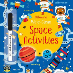 Wipe-clean space activities