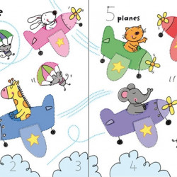 Carte cu marker de tip "scrie si sterge", Wipe-clean 123, Usborne