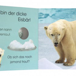 Carte in limba germana, cine se ascunde? Wer versteckt sich da, Im Zoo, dk, 1+