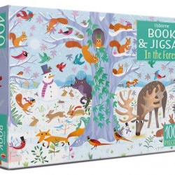 In the forest puzzle book and jigsaw, carte si puzzle, Usborne
