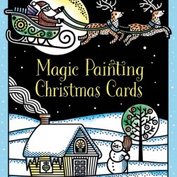Magic painting Christmas cards, 10 felicitari de pictat doar cu apa, Usborne