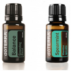 Pachet promotional ulei esential balance 15 ml + ulei esential spearmint 15 ml, doterra