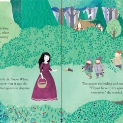 Peep inside a fairy tale: snow white and the seven dwarfs, carte cu multe clapete, usborne