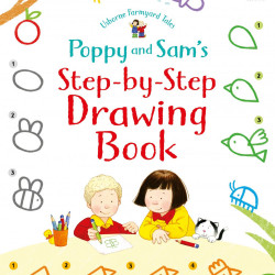 Poppy and Sam's Step-by-Step Drawing Book, Kate Nolan, Usborne, 4+