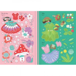 Carte cu stickers "Fairies" , 4 ani+, Usborne