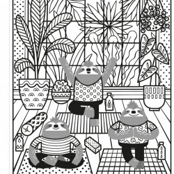 Carte magica de pictat doar cu apa, Unhurry Magic Painting, Usborne, 3+