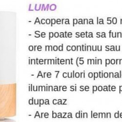 Difuzor cu ultrasunete pentru uleiuri esențiale, Lumo, doterra