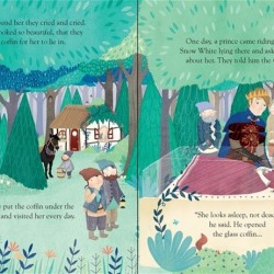 Peep inside a fairy tale: snow white and the seven dwarfs, carte cu multe clapete, usborne