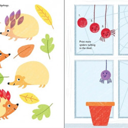 Rubber stamp activities garden