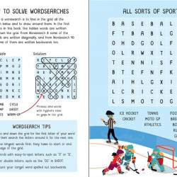 Sports wordsearches