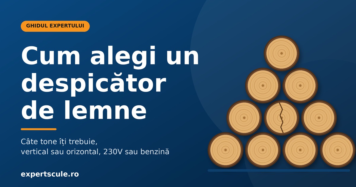 Cum alegi un despicător de lemne
