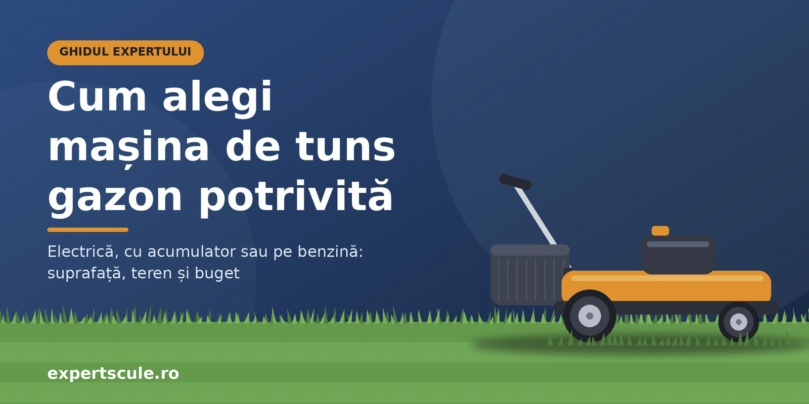 Cum alegi mașina de tuns gazon potrivită