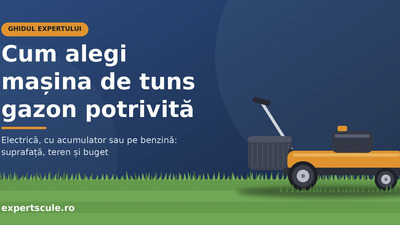 Cum alegi mașina de tuns gazon potrivită