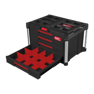 Cutie PACKOUT™ cu patru sertare, Drawer Tool Box, Milwaukee 4932493189 - Img 2