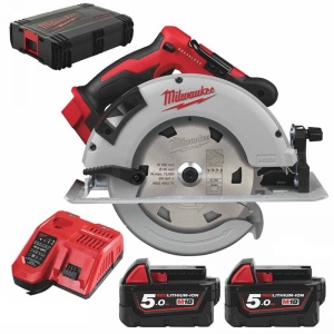 Fierastrau circular Milwaukee M18 BLCS66-502X cu motor fara perii, 66 mm, pentru lemn si plastic