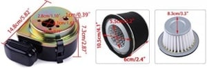 Filtru de filtru de aer și ansamblu carcasă potrivit pentru Subaru Robin EY-20 227-32614-00 - Img 2