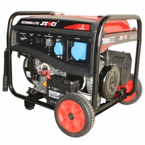 Generator curent Senci SC-9000 E-LITE, putere max. 7.5 kW, 230V, AVR, motor benzina