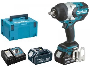 Masina de insurubat cu impact 1.200 Nm, cu 2 acumulatori Li-Ion 18V 5.0Ah Makita DTW1002RTJ