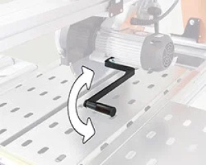 Mașină de tăiat plăci de marmură mari BATTIPAV SUPREME 320S cu laser și roți 320cm, 2.2kW - Battipav-83201/T380S1 - Img 4