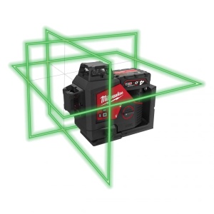 Nivelă laser MILWAUKEE M12 3PLKIT-401P M12™ verde 360° cu 3 planuri - Img 5