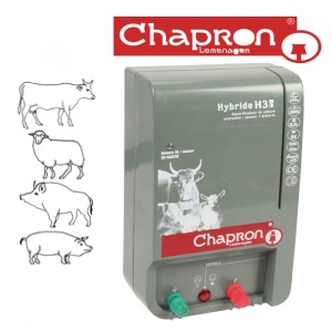 Aparat gard electric Hybride H30 cu alimentator pentru animale domestice si salbatice 220V/12V 1,6J Chapron (alimentator 220V/12V inclus)
