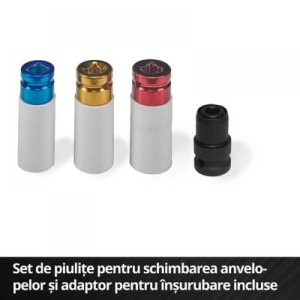 Cheie cu impact fara cablu Einhell Professional IMPAXXO 18/400 4510070 - Img 4