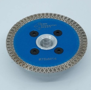 Disc pt. plăci ceramice, gresie, faianță DiamantatExpert 76mm M14 - DXDY.MDB75.M14 - Img 4