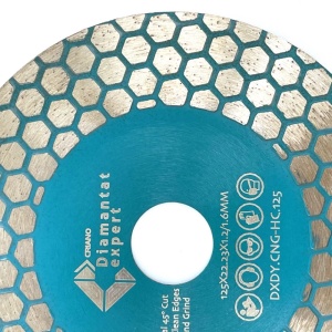Disc pt. tăiere și șlefuire plăci dure și gresie dură DiamantatExpert Premium 125x22.23 mm - DXDY.CNG-HC.125 - Img 4