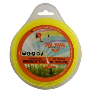 Fir trimmer RURIS 3.0 mm, 15m, (spirala) - (6-180)