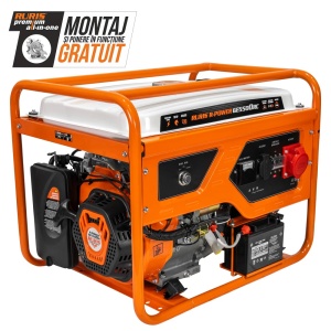 Generator de curent monofazat Ruris 13 CP, 5500W, pornire electrica, R-Power GE5500RC