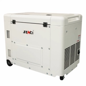 Generator insonorizat diesel SENCI SCDG-10000SE TEQ Pmax 9.4kVA 230V/400V pregatire ATS inclusa - Img 3
