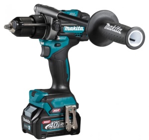 Masina de gaurit cu percutie Makita XGT 40Vmax, 140 Nm, cu 2 acumulatori HP001GM201 - Img 6