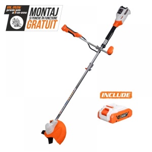 Motocoasa pe Acumulator RURIS 3024e Power Alfa UP {contine acumulator 2400e x-charge} (3024rur26b)