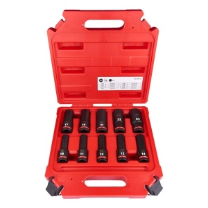 Set chei tubulare SCL-M hexagon 10-24mm patrat 1/2 12 piese MILWAUKEE 4932492652 - Img 3