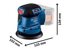 Slefuitor cu excentric fara acumulatori si incarcator Bosch GEX 185-LI 06013A5000 - Img 2