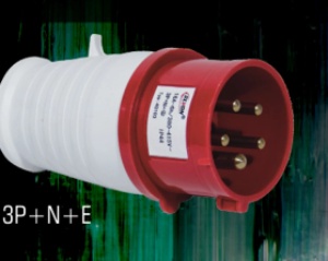 Stecher fisa industriala trifazica pe cablu 5 poli 16A IP44 - Img 2