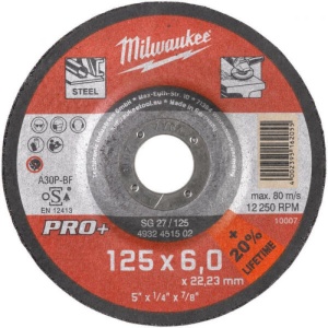 Disc polizare metal 125x6mm Milwaukee 4932451502