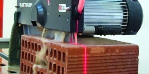 Mașină de tăiat plăci, materiale de construcții BATTIPAV SUPREME PRIME 150 cu laser și roți 150cm, 2.2kW - Battipav-91501 - Img 5
