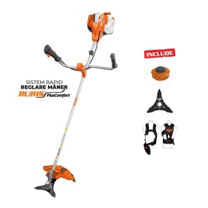 Motocoasa Premium RURIS RR400, 2.8 CP, Profesionala