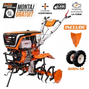 Motosapatoare RURIS 918K, 18 CP + roti cauciuc 6.00-12+rarita
