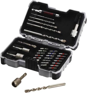 Set 25 accesorii insurubare si burghie zidarie Bosch