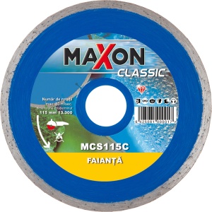Disc diamantat continuu pentru faianta MAXON MCS115C